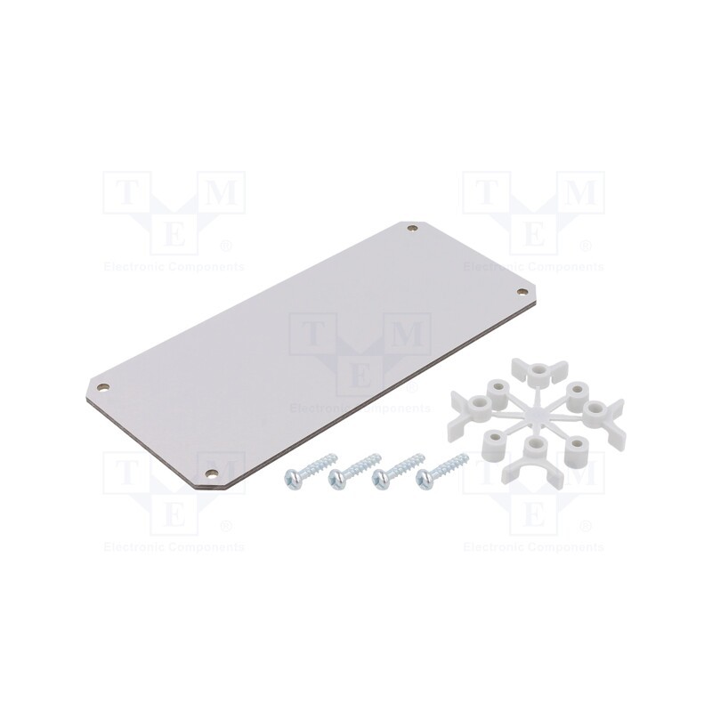 1 pcs x SPELSBERG - 19501001 - Mounting plate, hard paper, W: 74mm, L: 160mm, Thk: 2.5mm