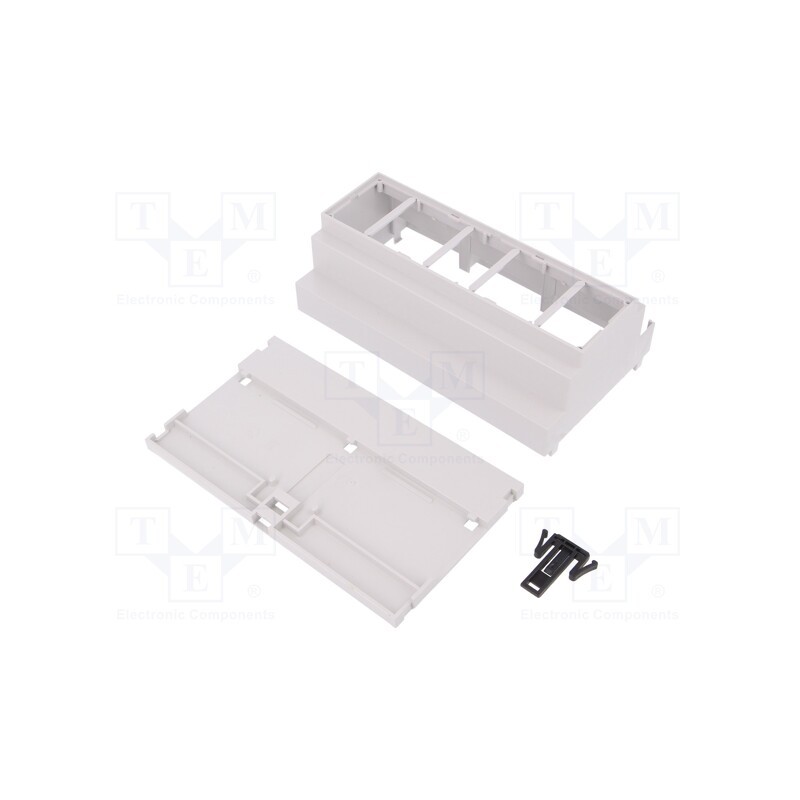 1 pcs x ITALTRONIC - 5.090253 - Enclosure: for DIN rail mounting, Y: 90mm, X: 159mm, Z: 53mm, PPO