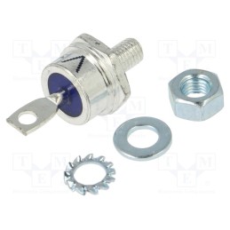 1 pcs x VISHAY - VS-85HF160 - Diode: rectifying, 1.6kV, 1.4V, 85A, cathode to stud, DO203AB,