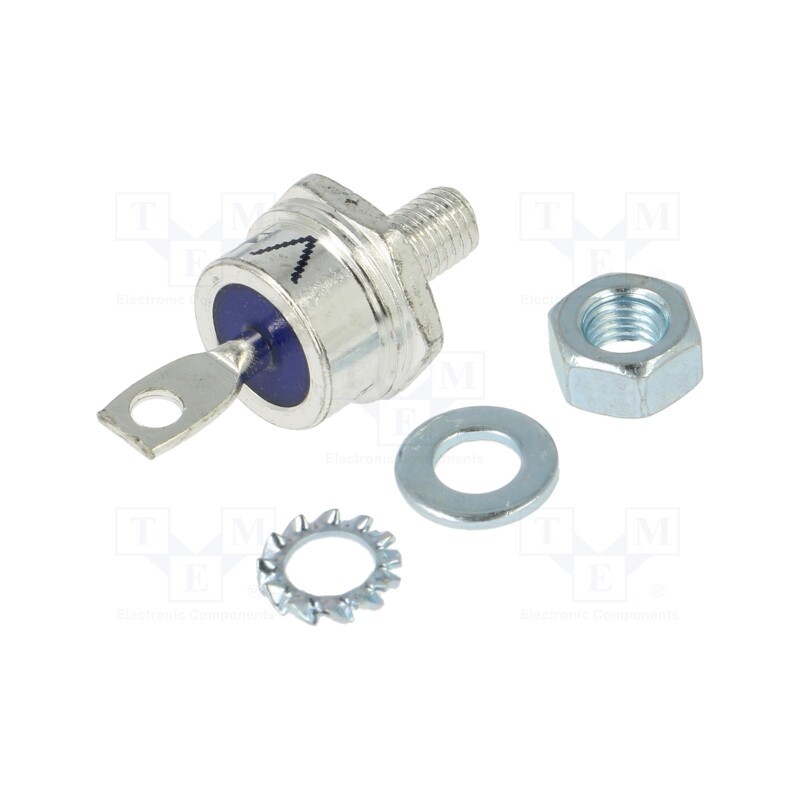 1 pcs x VISHAY - VS-85HF160 - Diode: rectifying, 1.6kV, 1.4V, 85A, cathode to stud, DO203AB,