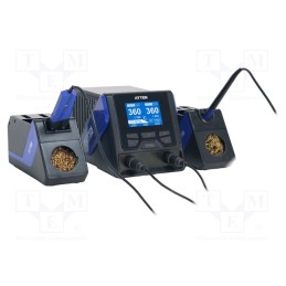 1 pcs x ATTEN - GT-6200B - Service station, 200W, 50W, 230VAC, Display: LCD, Ch: 2, 0.5mm