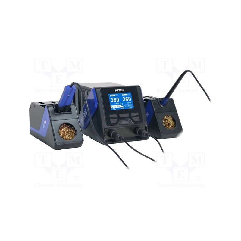 1 pcs x ATTEN - GT-6200B - Service station, 200W, 50W, 230VAC, Display: LCD, Ch: 2, 0.5mm