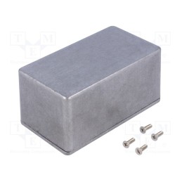 1 pcs x HAMMOND - 1550D - Enclosure: multipurpose, X: 64mm, Y: 115mm, Z: 55mm, 1550, aluminium