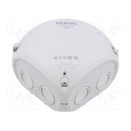 1 pcs x HENSEL - 62000149 - Enclosure: junction box, X: 104mm, Y: 104mm, Z: 70mm, IP66, grey