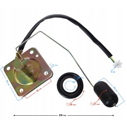 Fuel level sensor for the Volcano 50 moped