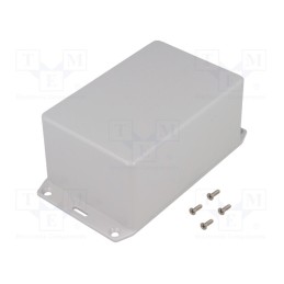 1 pcs x HAMMOND - 1591TFLGY - Enclosure: multipurpose, X: 80mm, Y: 120mm, Z: 59mm, 1591, ABS, grey