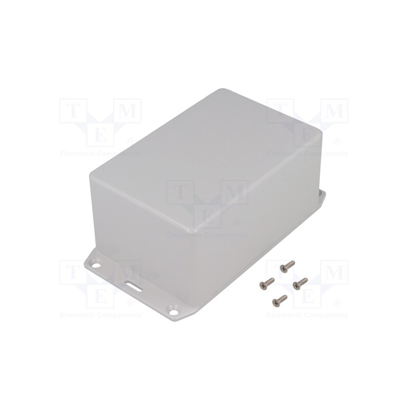 1 pcs x HAMMOND - 1591TFLGY - Enclosure: multipurpose, X: 80mm, Y: 120mm, Z: 59mm, 1591, ABS, grey