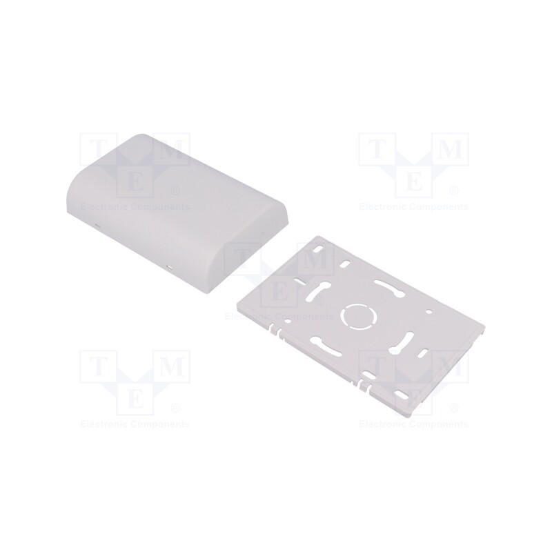 1 pcs x ITALTRONIC - 61.6071 - Enclosure: wall mounting, X: 80mm, Y: 120mm, Z: 25mm, ABS, white