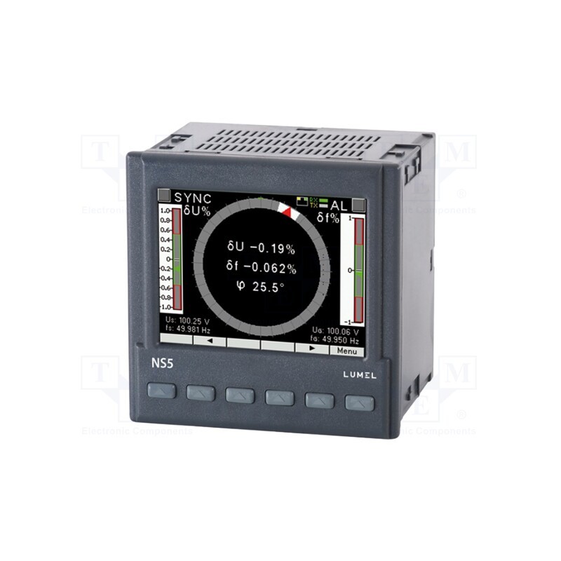 1 pcs x LUMEL - NS5 12200M0 - Meter: synchro, digital,mounting, Measurement: direct,indirect