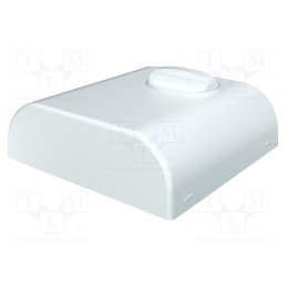 1 pcs x ITALTRONIC - 61.6081 - Enclosure: wall mounting, X: 80mm, Y: 80mm, Z: 25mm, ABS, white
