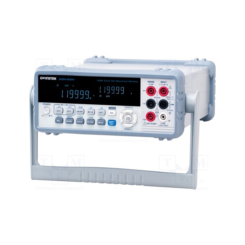 1 pcs x GW INSTEK - GDM-8351 - Benchtop multimeter, VFD, VDC: 100mV,1V,10V,100V,1kV, True RMS