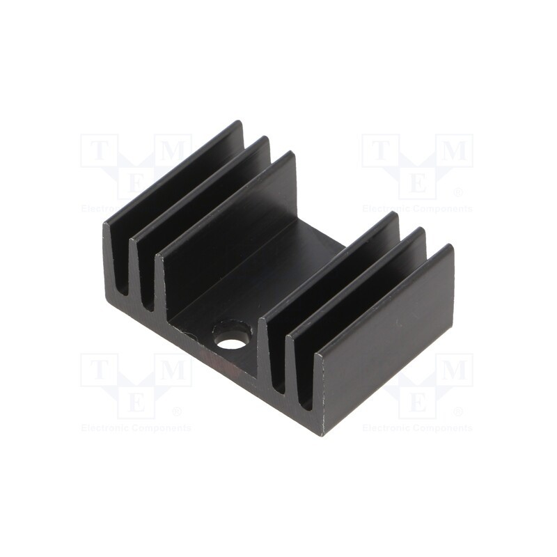 1 pcs x ALUTRONIC - PR19/20/SE - Heatsink: extruded, U, TO220, black, L: 20mm, W: 29mm, H: 12mm, 13.5K/W