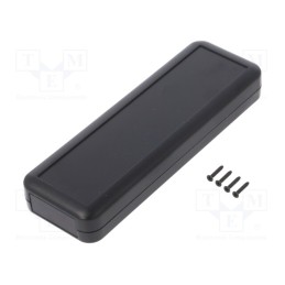 1 pcs x HAMMOND - 1552C5BK - Enclosure: for remote controller, IP54, UL94HB, X: 50mm, Y: 150mm