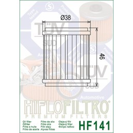 Hf141 oil filter beta fantic hm rieju tm yamaha