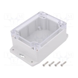 1 pcs x GAINTA - G212CMF-IP67 - Enclosure: multipurpose, X: 90mm, Y: 115mm, Z: 55mm, polycarbonate