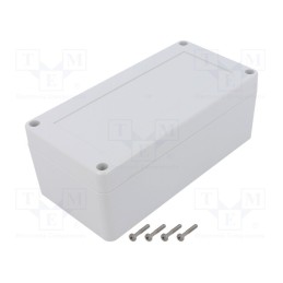 1 pcs x KRADEX - ZP160.80.60JH TM ABS - Enclosure: multipurpose, X: 80mm, Y: 160mm, Z: 60mm, ZP, ABS, gasket