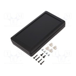 1 pcs x SUPERTRONIC - PP087N-S - Enclosure: multipurpose, X: 83mm, Y: 151mm, Z: 34mm, ABS, black