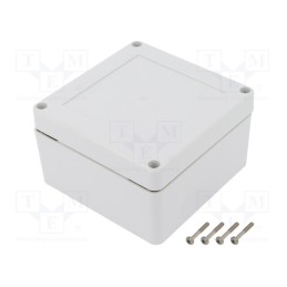 1 pcs x KRADEX - ZP105.105.60SJ TM ABS - Enclosure: multipurpose, X: 105mm, Y: 105mm, Z: 60mm, ZP, ABS, IK07
