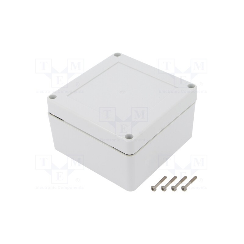 1 pcs x KRADEX - ZP105.105.60SJ TM ABS - Enclosure: multipurpose, X: 105mm, Y: 105mm, Z: 60mm, ZP, ABS, IK07