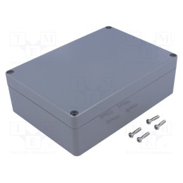 1 pcs x GAINTA - G313 - Enclosure: multipurpose, X: 121mm, Y: 171mm, Z: 55mm, ABS, dark grey