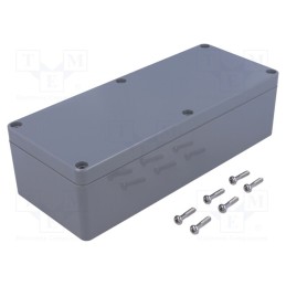 1 pcs x GAINTA - G346 - Enclosure: multipurpose, X: 80mm, Y: 195mm, Z: 55mm, ABS, dark grey