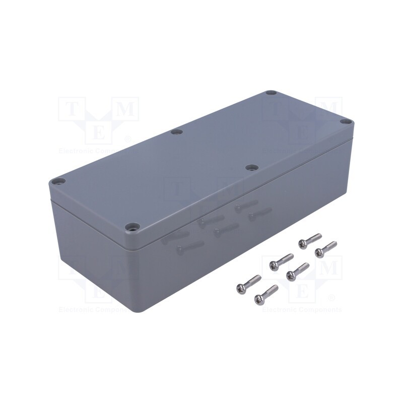 1 pcs x GAINTA - G346 - Enclosure: multipurpose, X: 80mm, Y: 195mm, Z: 55mm, ABS, dark grey