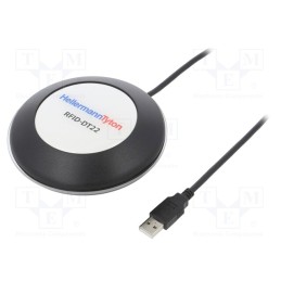 1 pcs x HELLERMANNTYTON - 556-00702 - RFID reader, 0÷55°C, Interface: HID,USB, 13.56MHz, 110x110x30mm