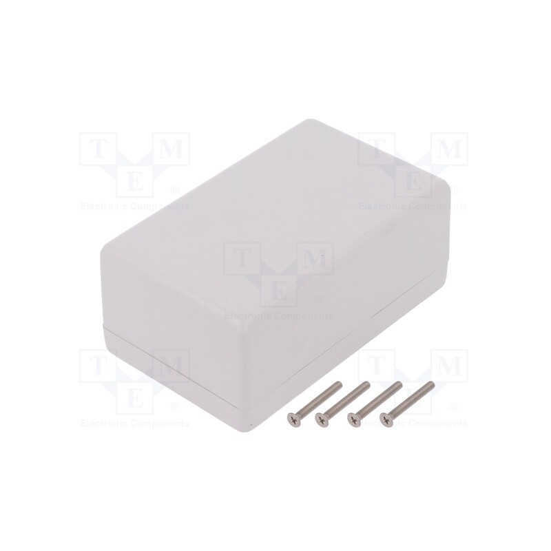 1 pcs x HAMMOND - 1594CWGY -AS - Enclosure: multipurpose, X: 66mm, Y: 105mm, Z: 45mm, 1594, ABS, grey