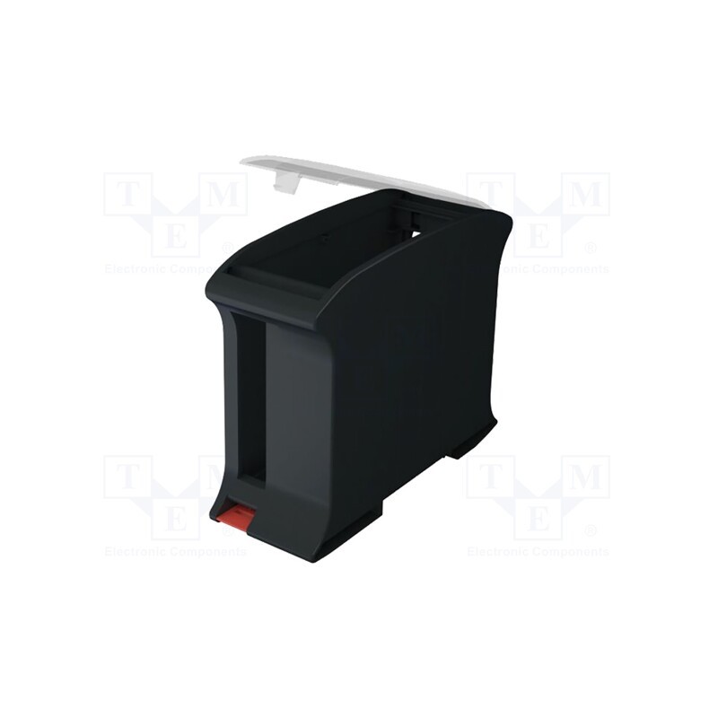 1 pcs x ITALTRONIC - 10.0061375 - Enclosure: for DIN rail mounting, Y: 101mm, X: 37.5mm, Z: 80.2mm