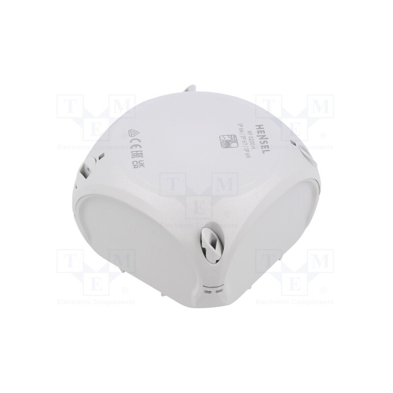 1 pcs x HENSEL - 62000081 - Enclosure: junction box, X: 93mm, Y: 93mm, Z: 62mm, IP66,IP67, grey
