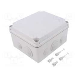 1 pcs x PCE - EV171 - Enclosure: junction box, X: 155mm, Y: 179mm, Z: 99mm