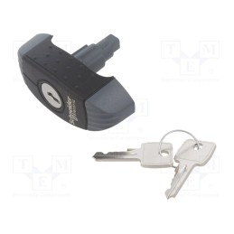 1 pcs x SCHNEIDER ELECTRIC - NSYAEDL1242S3D - Insert for lock, for enclosures,Spacial S3D