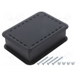 1 pcs x TEKO - TEK-SBC.9 - Enclosure: multipurpose, X: 73.7mm, Y: 100.8mm, Z: 29.2mm, black