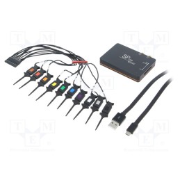 1 pcs x IKALOGIC SAS - SP209 - Logic analyser, USB, 5V, 85x60x6.6mm, Ch: 9, 200Mpts, 200MHz