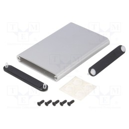 1 pcs x HAMMOND - 1455A1002 - Enclosure: with panel, 1455, X: 70mm, Y: 100mm, Z: 12mm, aluminium