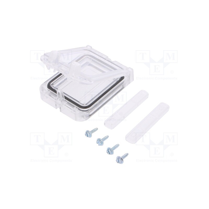 1 pcs x SCHNEIDER ELECTRIC - NSYVA272M - Inspection windows, 78x60x15mm, IP65, on hinged