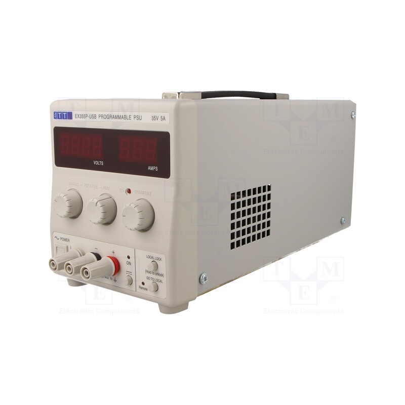1 pcs x AIM-TTI - EX355P-USB - Power supply: programmable laboratory, Ch: 1, 0÷35VDC, 0÷5A, 100mV