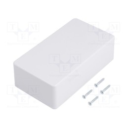 1 pcs x TEKO - COFFER 2.5 - Enclosure: multipurpose, X: 70mm, Y: 125mm, Z: 39mm, COFFER, ABS, grey