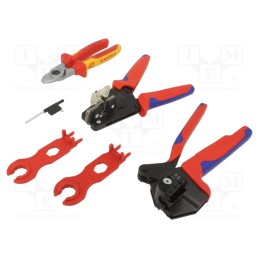 1 set x KNIPEX - 97 91 04 V01 - Kit: for assembly work, case, 7pcs.