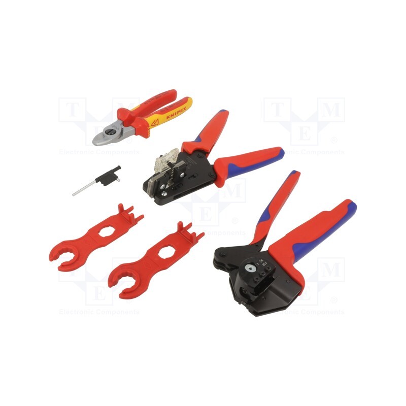 1 set x KNIPEX - 97 91 04 V01 - Kit: for assembly work, case, 7pcs.