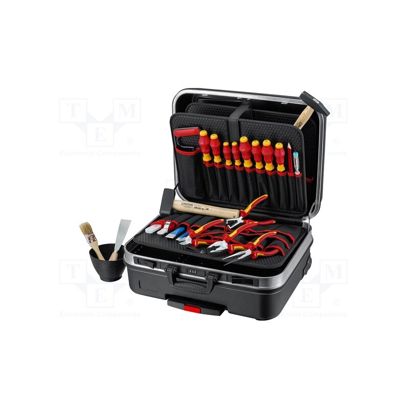 1 set x KNIPEX - 00 21 06 HL S - Kit: general purpose, for electricians, case, 24pcs.