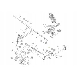 Can am commander 506060600 stabilizer mount