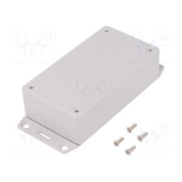 1 pcs x HAMMOND - 1591BF2GY - Enclosure: multipurpose, X: 62mm, Y: 112mm, Z: 32mm, 1591, ABS, grey
