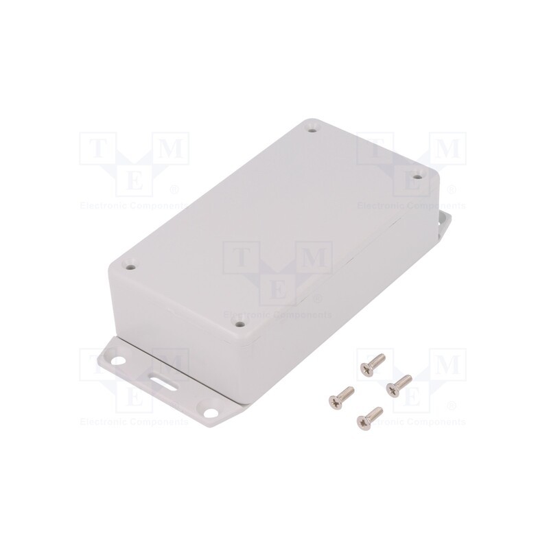 1 pcs x HAMMOND - 1591BF2GY - Enclosure: multipurpose, X: 62mm, Y: 112mm, Z: 32mm, 1591, ABS, grey