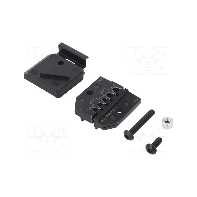 1 set x TE Connectivity - 539663-2 - Crimping jaws, Micro-Timer II, 539635-1,962945, 0.2÷1mm2