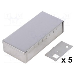 1 pcs x TEKO - 373.16 - Enclosure: shielding, X: 50mm, Y: 106mm, Z: 26mm, steel