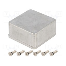 1 pcs x HAMMOND - 1590WLLB - Enclosure: multipurpose, X: 50mm, Y: 50mm, Z: 25mm, 1590W, aluminium