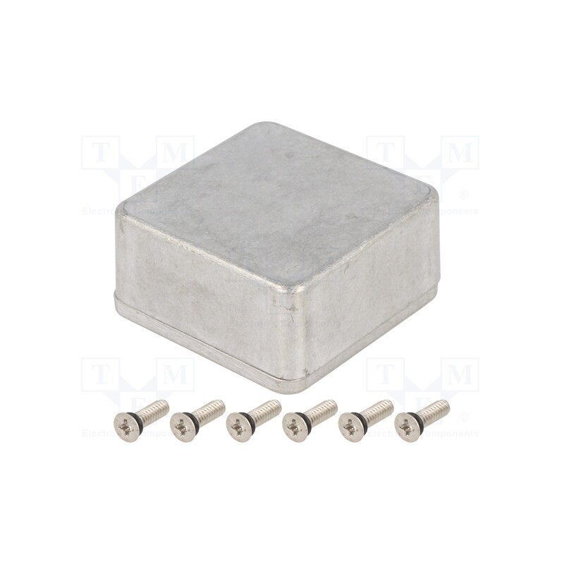 1 pcs x HAMMOND - 1590WLLB - Enclosure: multipurpose, X: 50mm, Y: 50mm, Z: 25mm, 1590W, aluminium
