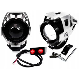 Ring halogen lens motor quad offroad lightbar