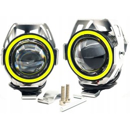 Ring halogen lens motor quad offroad lightbar